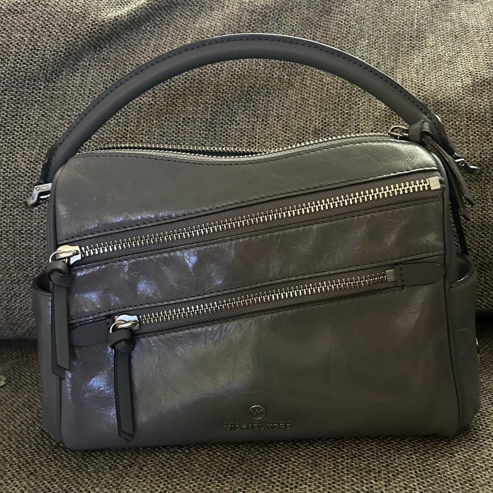 Michael Kors Lorimer Satchel gray